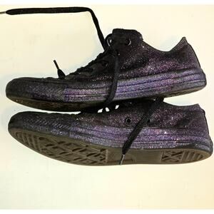 Purple Glitter Chuck Taylor All Stars Women's 10